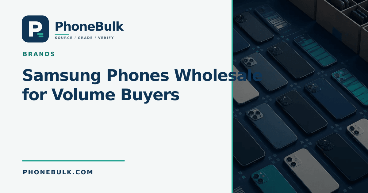 PhoneBulk guide cover for Samsung Phones Wholesale for Volume Buyers