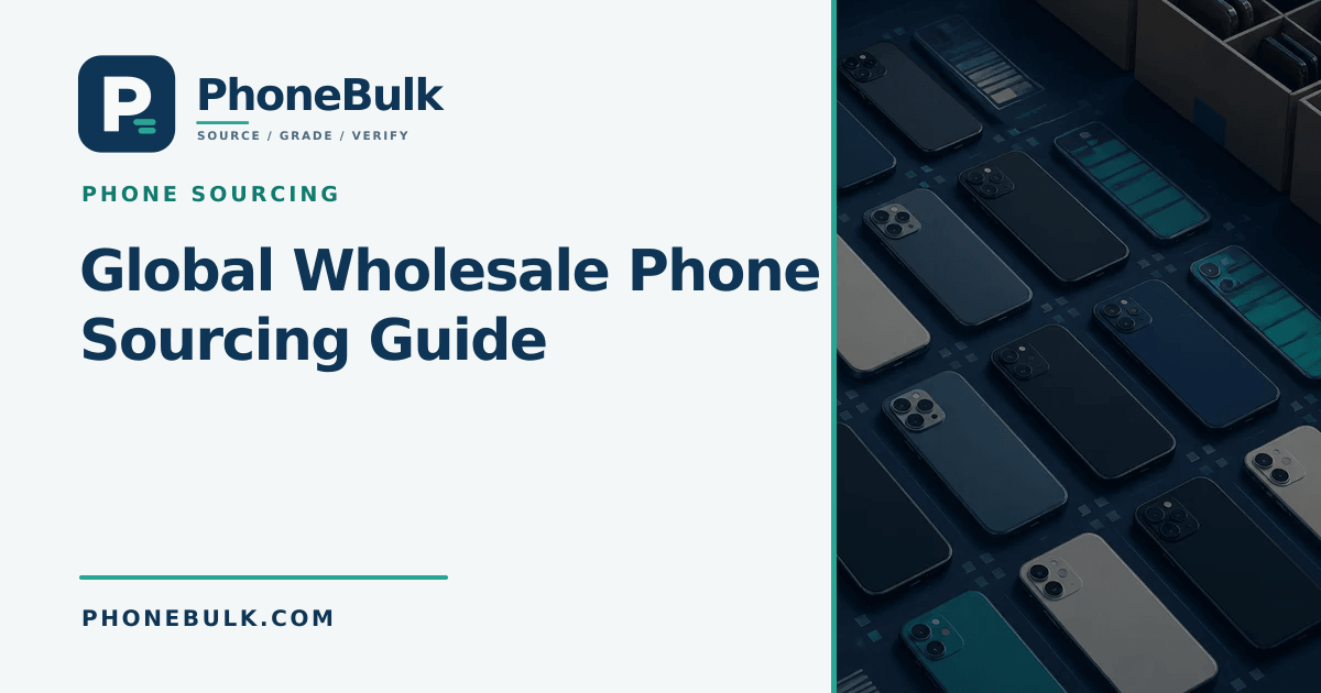 PhoneBulk guide cover for Global Wholesale Phone Sourcing Guide