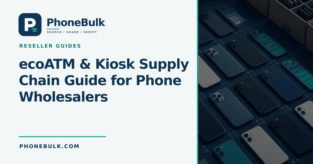 Guide illustration for ecoATM & Kiosk Supply Chain Guide for Phone Wholesalers
