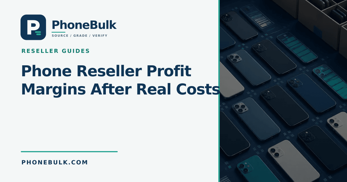 PhoneBulk guide cover for Phone Reseller Profit Margins After Real Costs