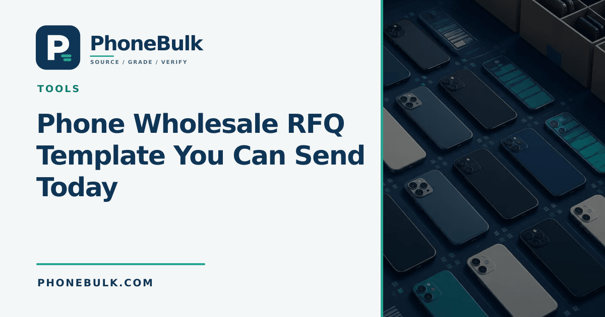 PhoneBulk guide cover for Phone Wholesale RFQ Template You Can Send Today