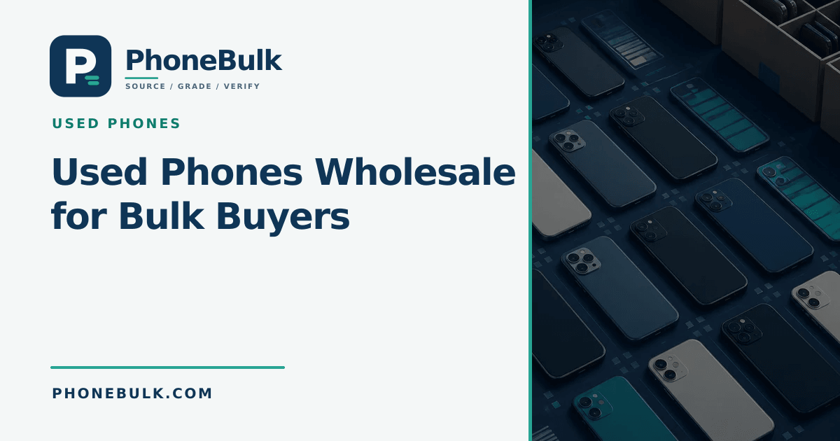 PhoneBulk guide cover for Used Phones Wholesale for Bulk Buyers
